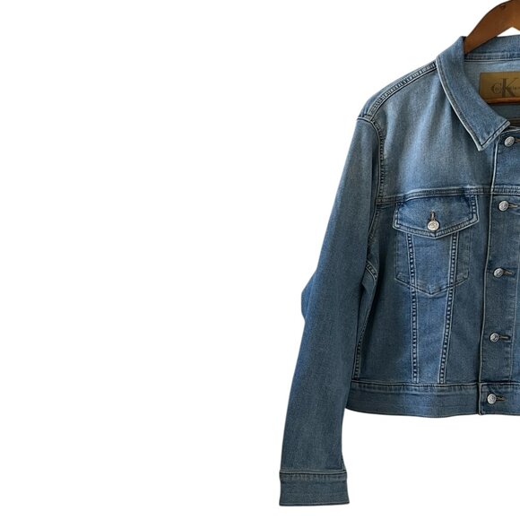 Calvin Klein NEW Classic Trucker Jacket Size 2X - Picture 6 of 14